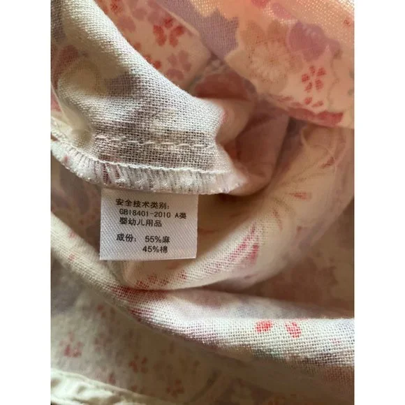 Tonglehui Girl's Linen and Cotton summer Chinese dress size 3 - Picture 10 of 10